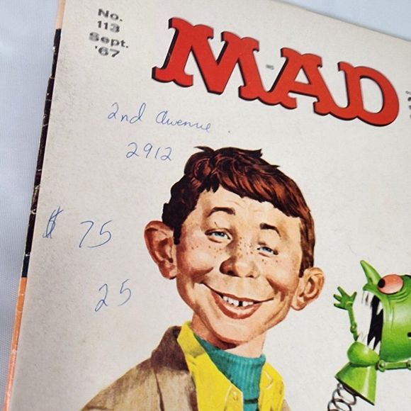 Mad Magazine Issue #113 September 1967 Scared UFO Jack In The Box Norman Mingo - Picture 3 of 8